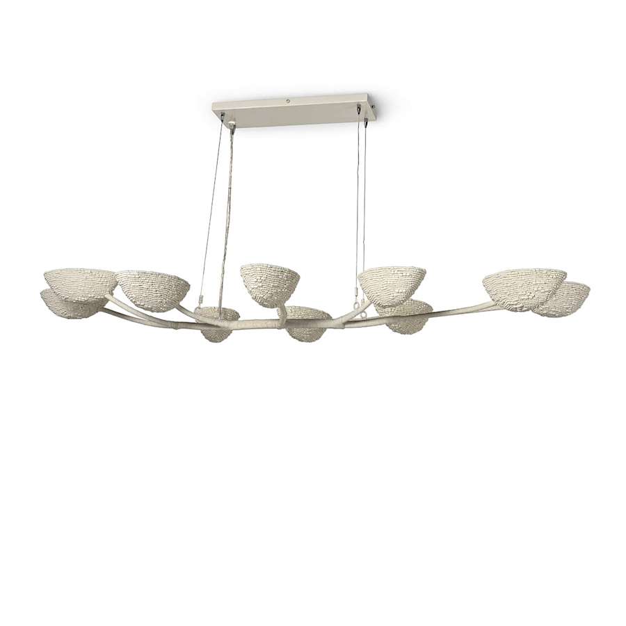 Palecek Delilah 10 Light 72" Wide Linear Chandelier - Image 1