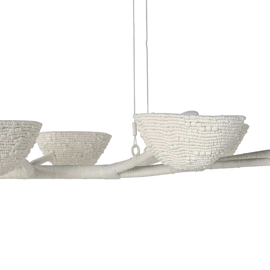Palecek Delilah 10 Light 72" Wide Linear Chandelier - Image 2