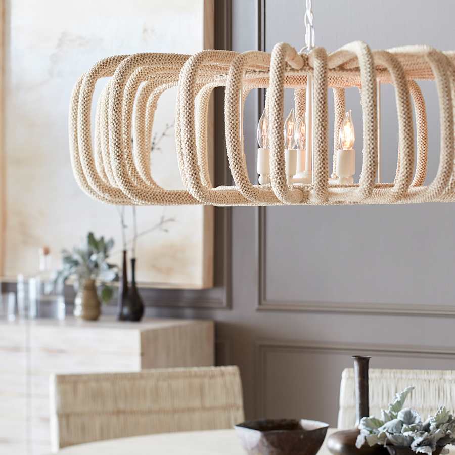 Palecek Corey 5 Light 40" Wide Pendant - Image 2