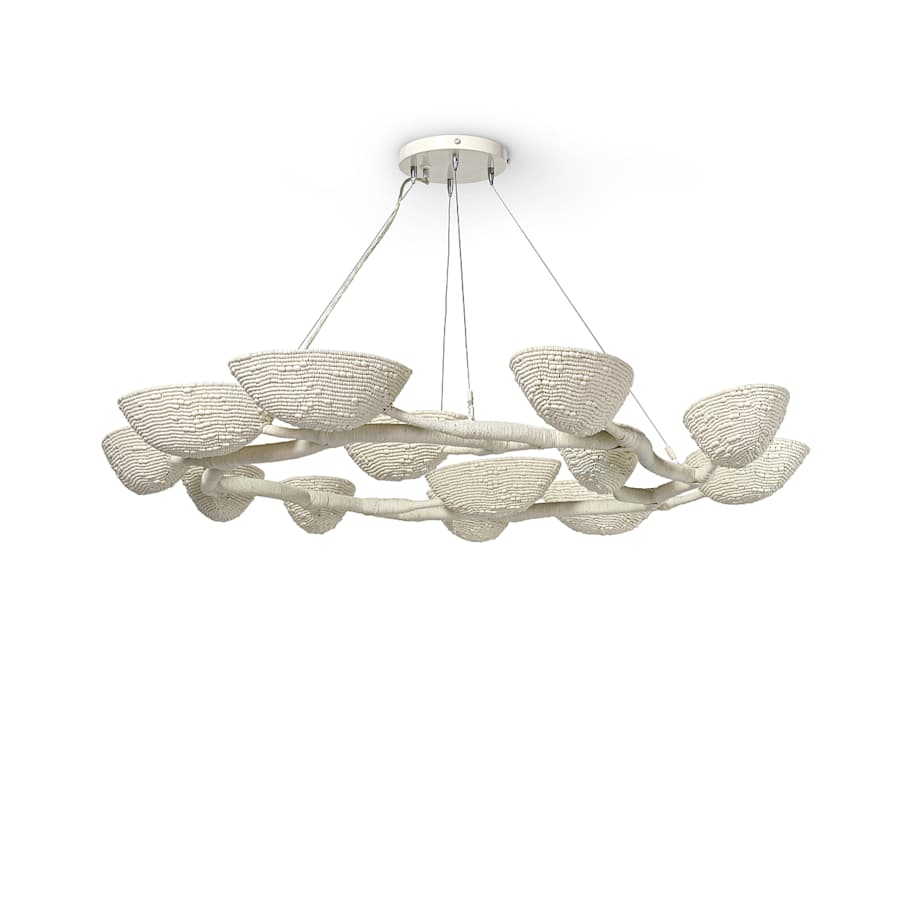 Palecek Delilah 13 Light 51" Wide Chandelier - Image 1