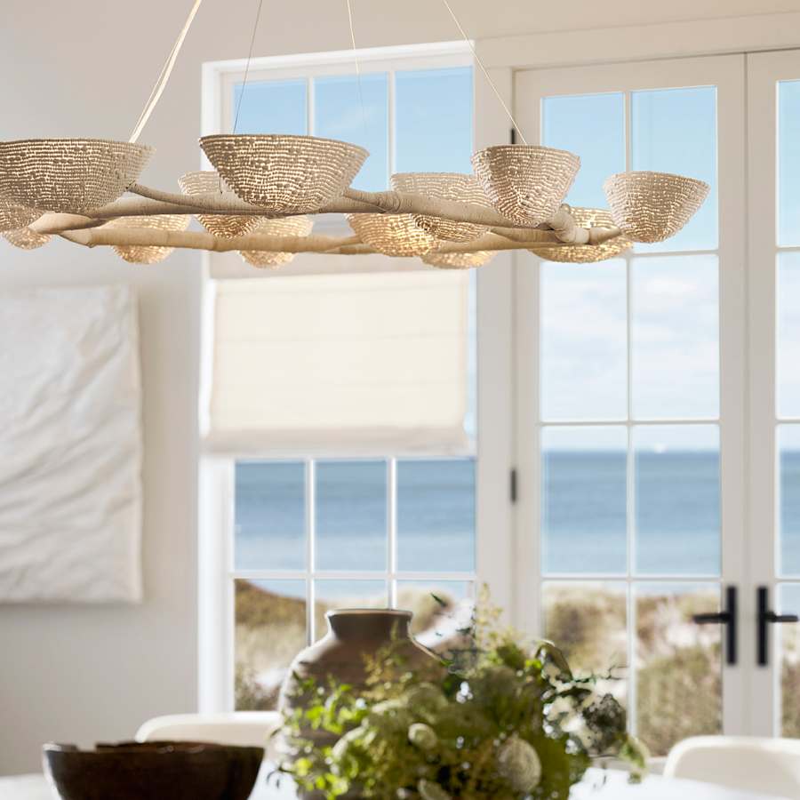 Palecek Delilah 13 Light 51" Wide Chandelier - Image 3
