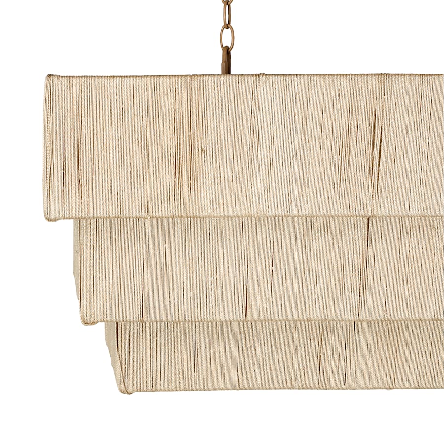 Palecek Everly 3 Light 48" Wide Linear Chandelier - Image 2