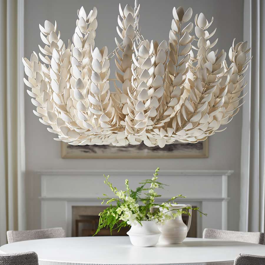 Palecek Coco Magnolia 4 Light 43" Wide Chandelier - Image 2