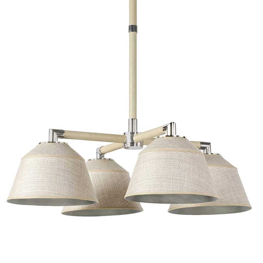 Palecek Capistrano 4 Light 36" Wide Pendant - Image 1