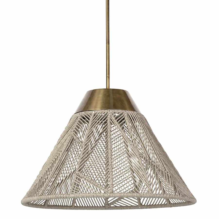 Palecek Salerno 2 Light 30" Wide Outdoor Pendant - Image 1