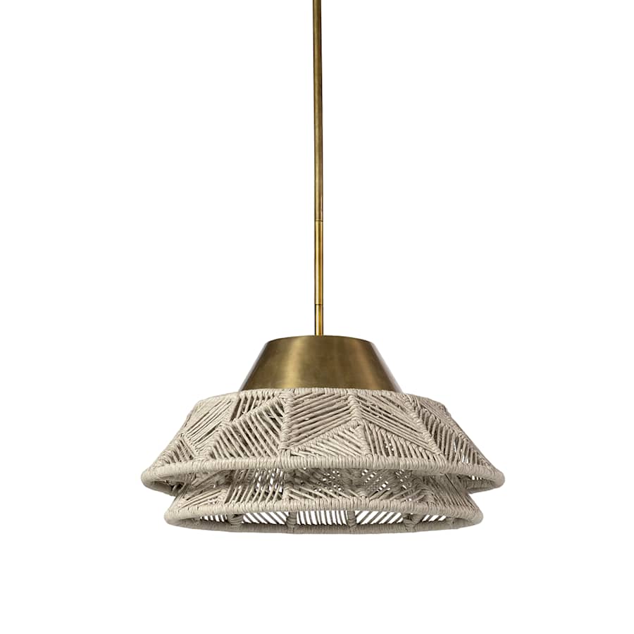 Palecek Salerno 2 Light 24" Wide Outdoor Pendant - Image 1