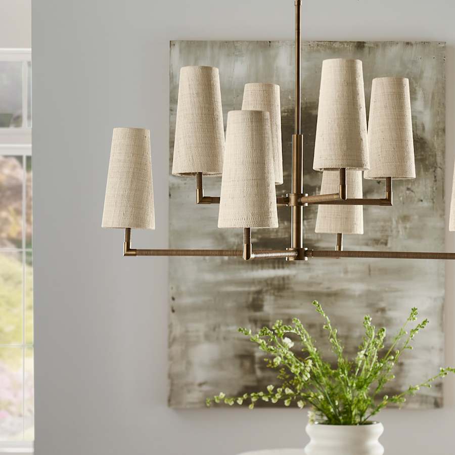 Palecek Irving 8 Light 49" Wide Chandelier - Image 2