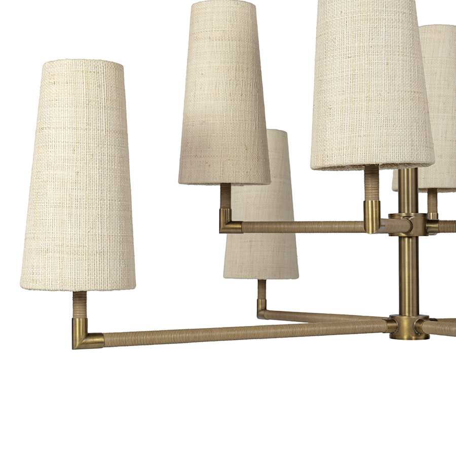 Palecek Irving 8 Light 49" Wide Chandelier - Image 3
