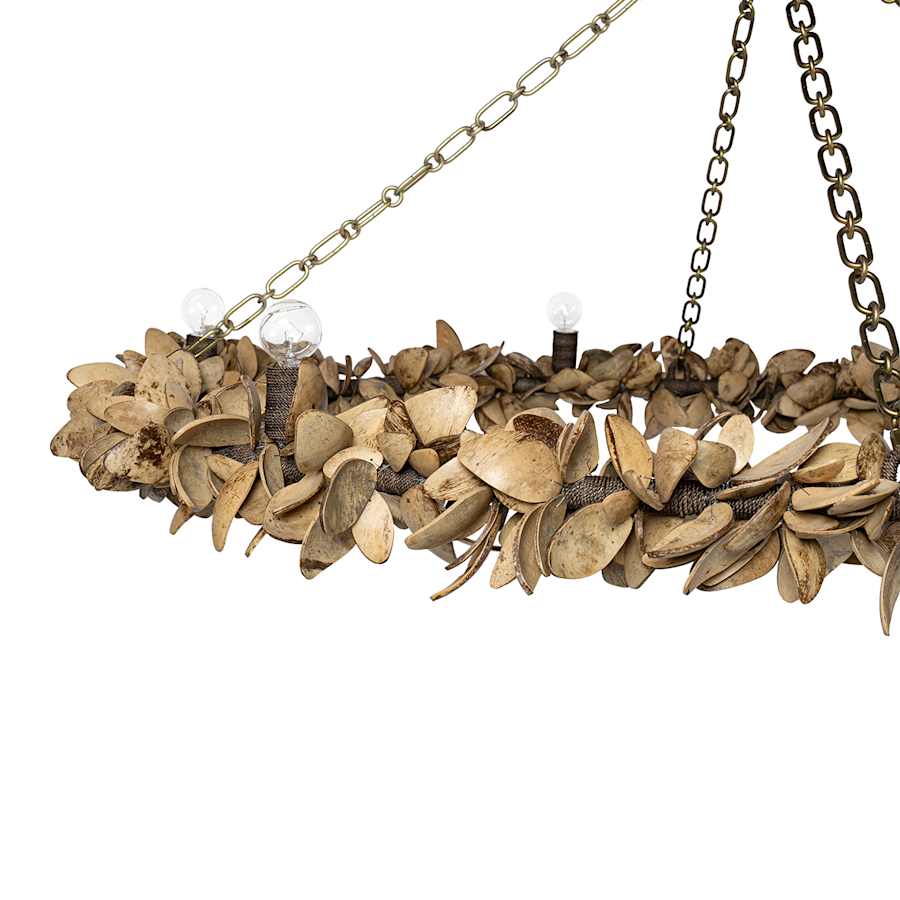 Palecek Siena 4 Light 55" Wide Ring Chandelier - Image 2