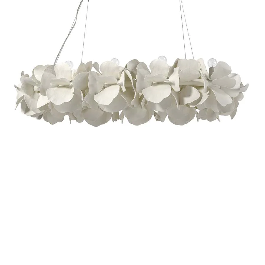 Palecek Virginia 10 Light 53" Wide Ring Chandelier - Image 1