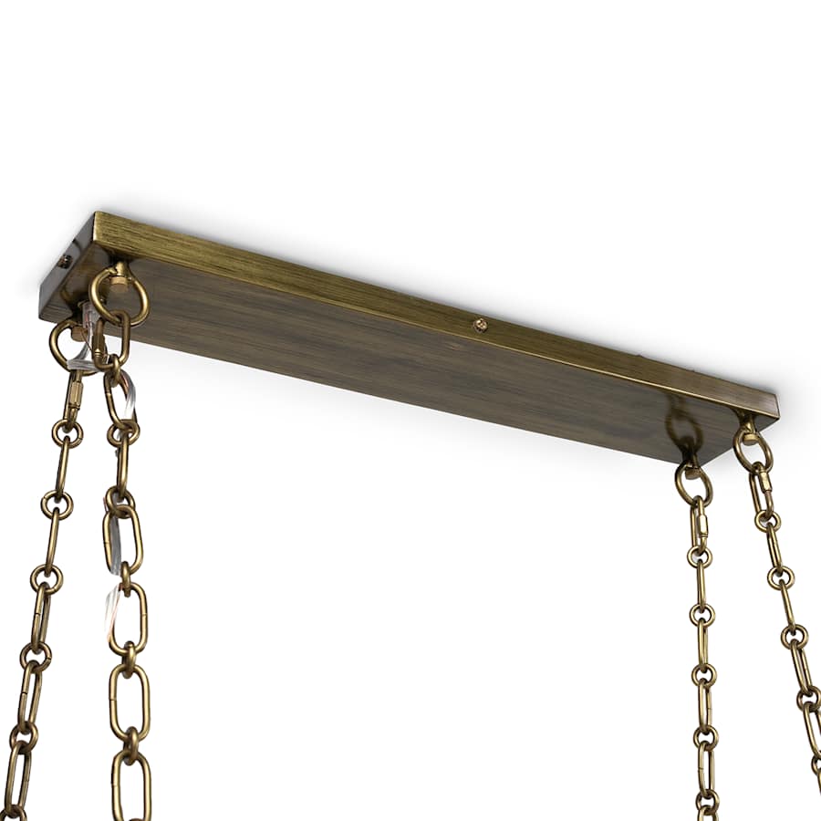 Palecek Siena 8 Light 61" Wide Ring Chandelier - Image 3
