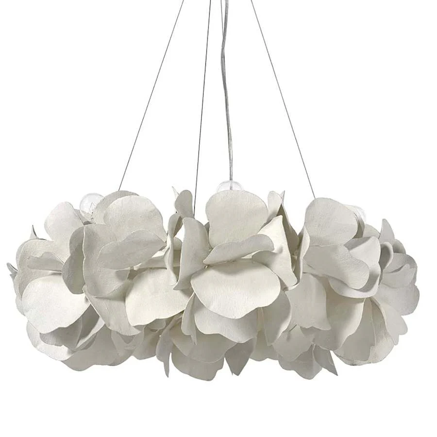 Palecek Virginia 6 Light 30" Wide Ring Chandelier - Image 1