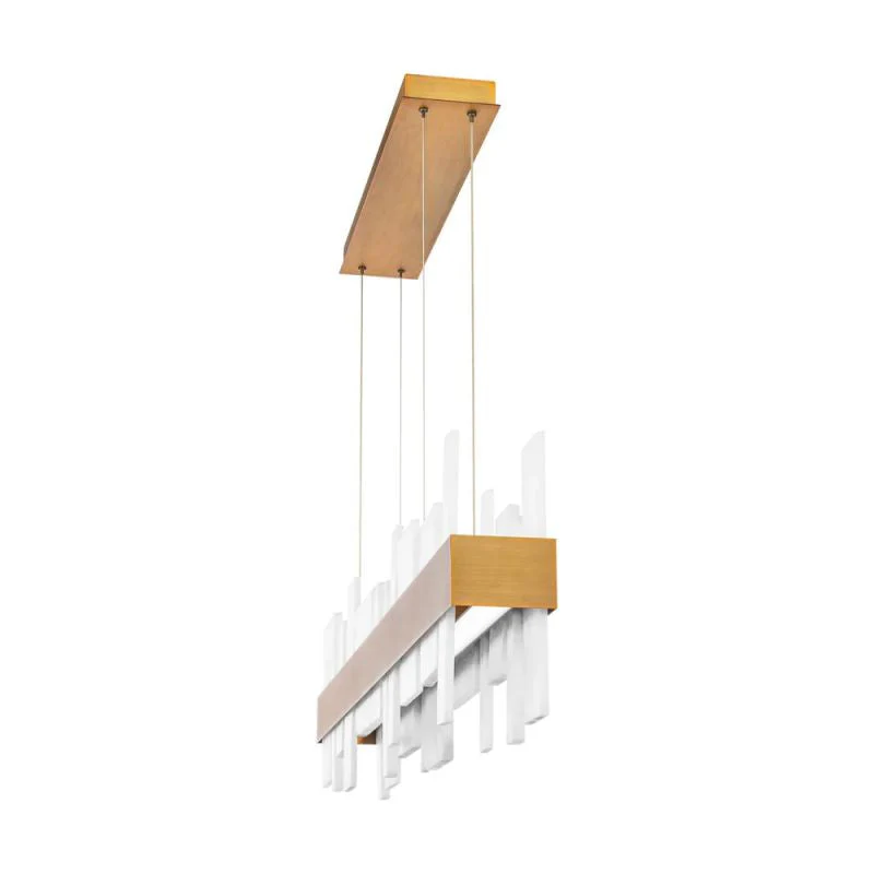 Alabaster LED Linear Chandelier - Image 3