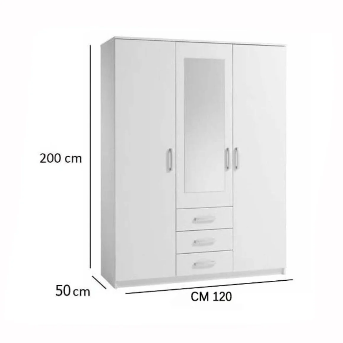 دولاب 200×120 سم -WS120 - Image 3