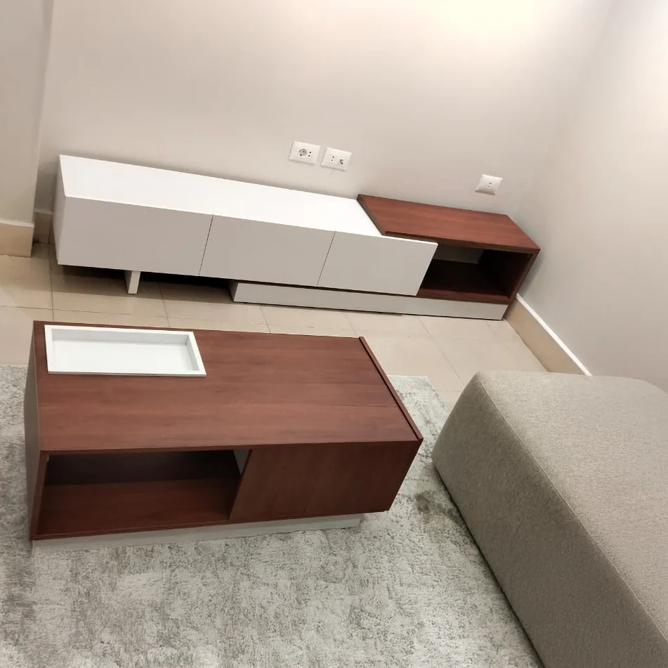 طقم ترابيزة تليفزيون مع ترابيزة قهوة - NAG28 - Image 2