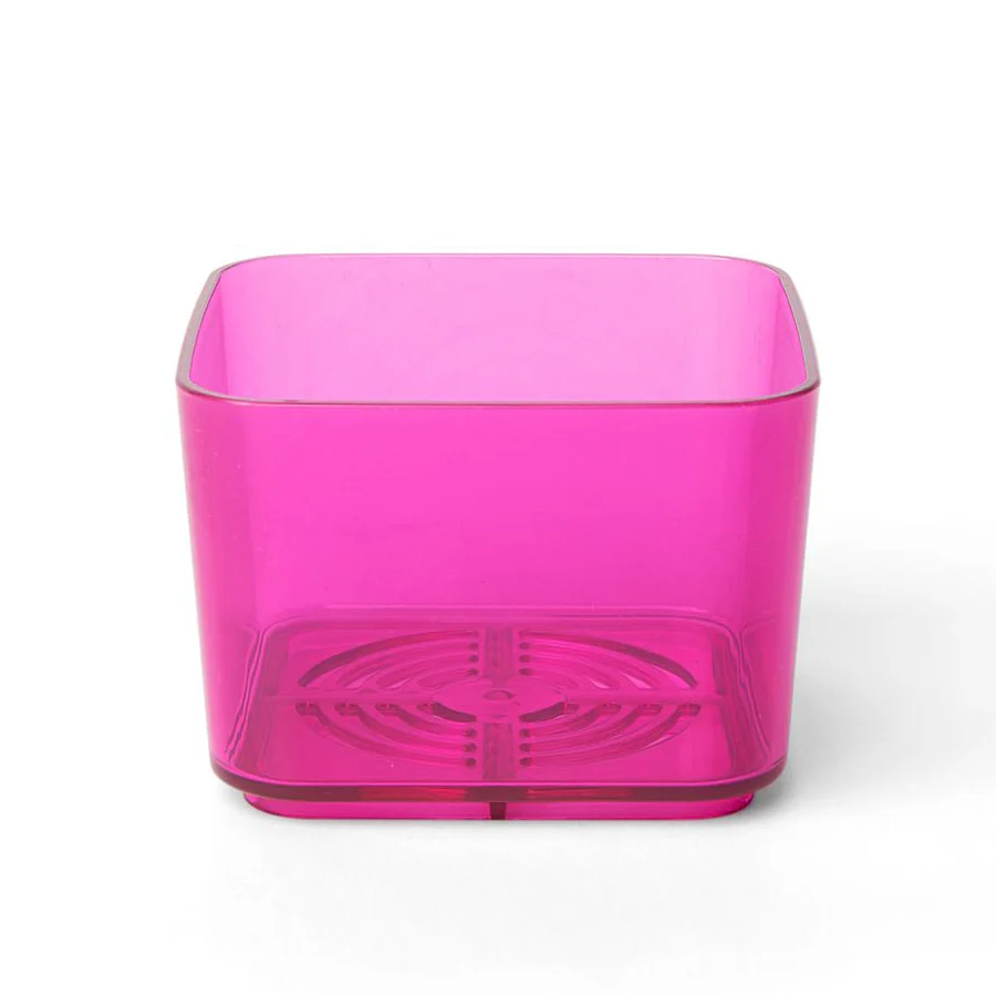 3" Rose Quartz Succulent Pot - Image 1