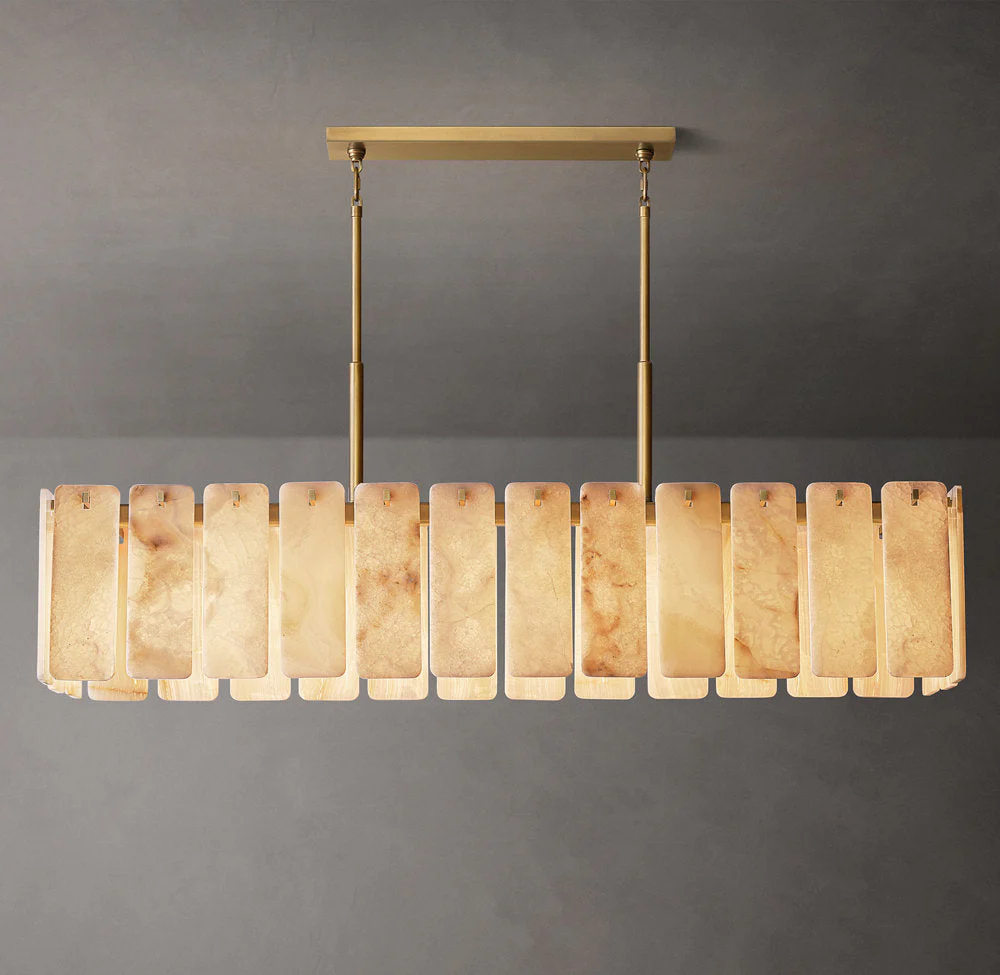 Calametta Onyx Linear Rectangular Chandelier 74" - Image 3