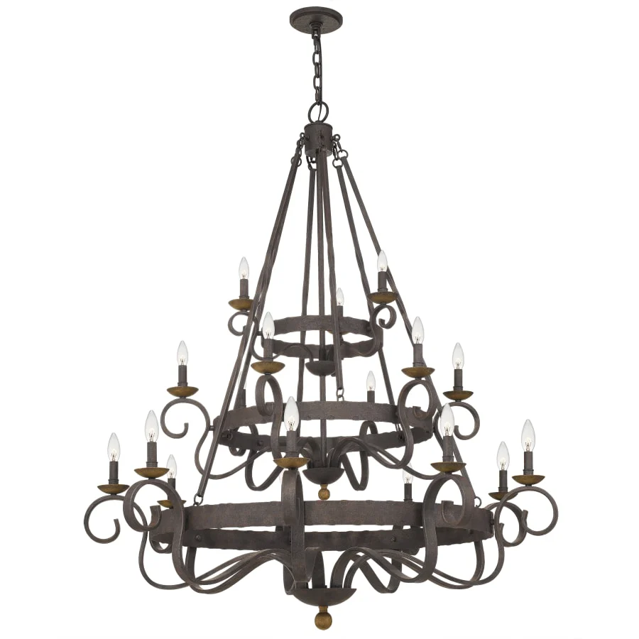 Quoizel Noble 18 Light 48" Wide Taper Candle Chandelier - Image 3