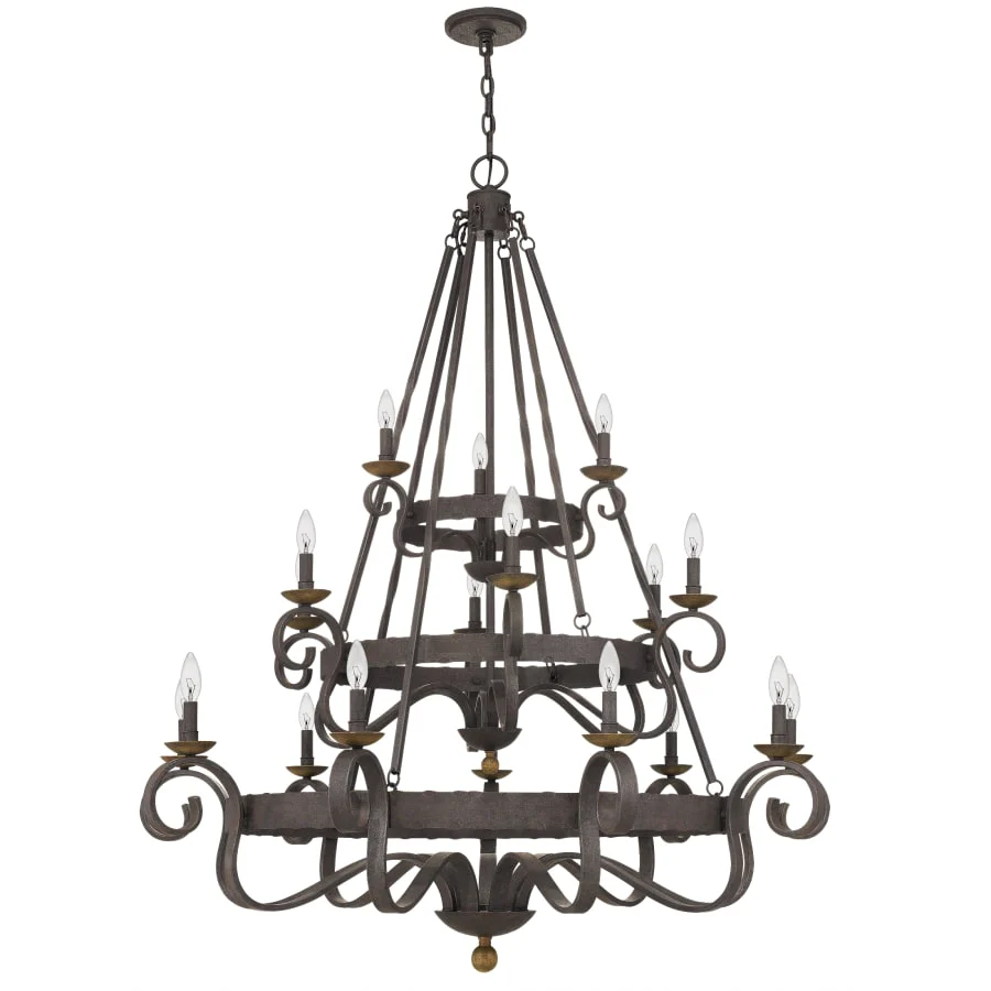 Quoizel Noble 18 Light 48" Wide Taper Candle Chandelier - Image 2