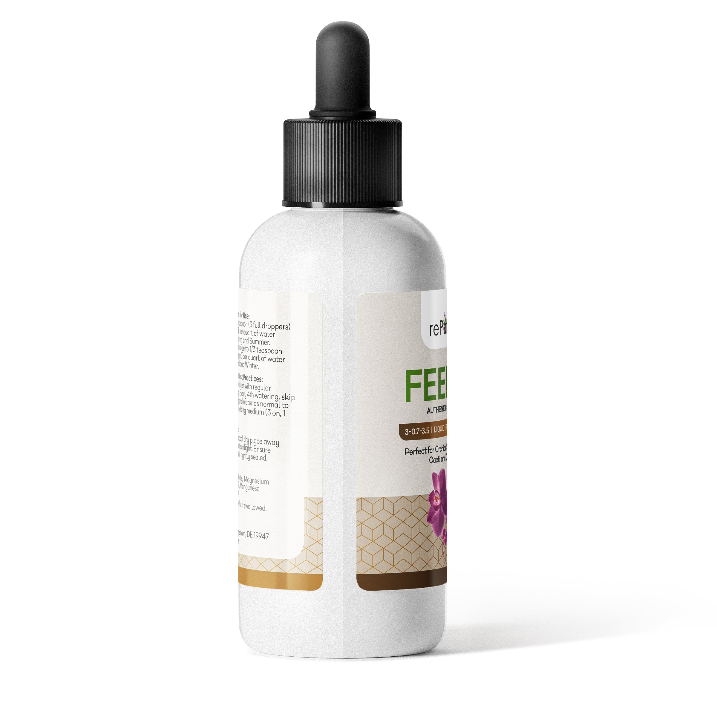 FEED ME! MSU Orchid Liquid Fertilizer - RO/Rain/Tap Water - 4 oz - Image 2