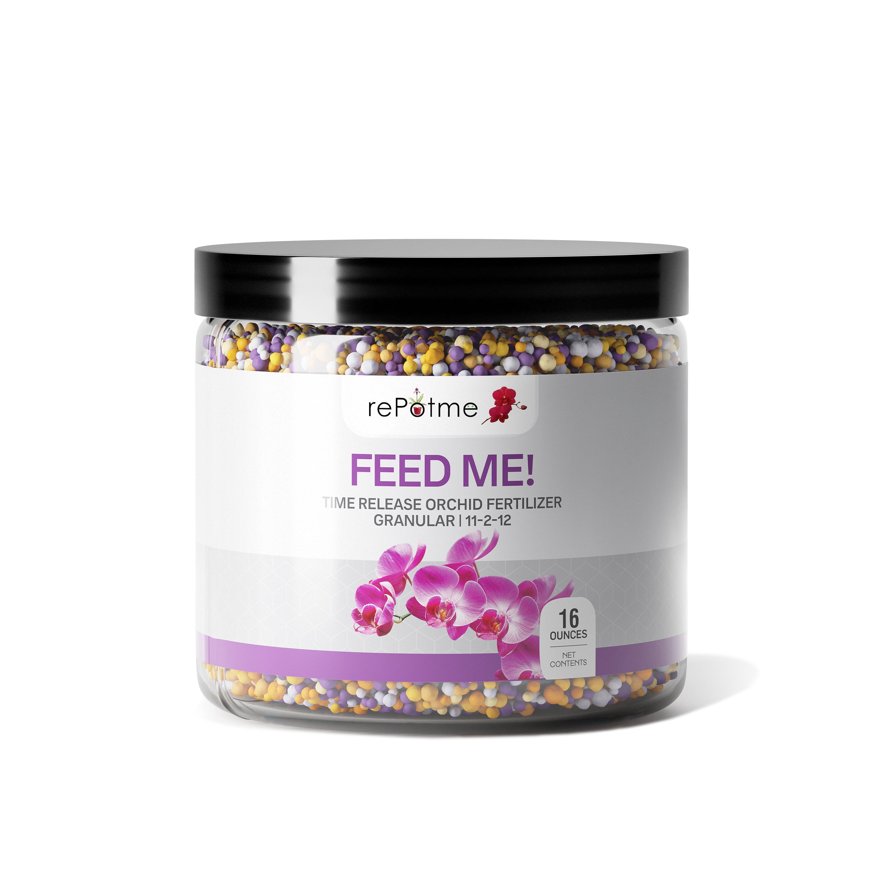 FEED ME! Time Release Orchid Fertilizer – 16 oz