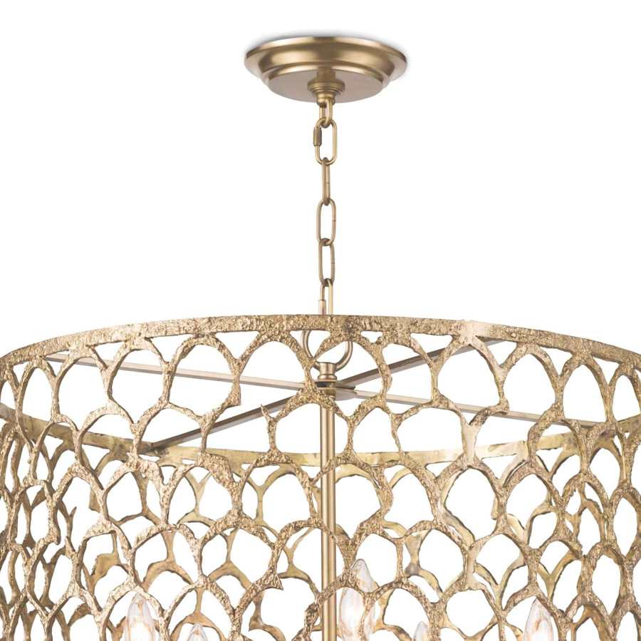Regina Andrew Cabana 5 Light 23" Wide Pillar Candle Drum Chandelier - Image 3