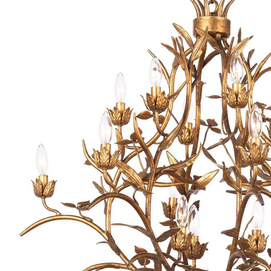 Regina Andrew Trillium 15 Light 34" Wide Candle Style Chandelier - Image 3