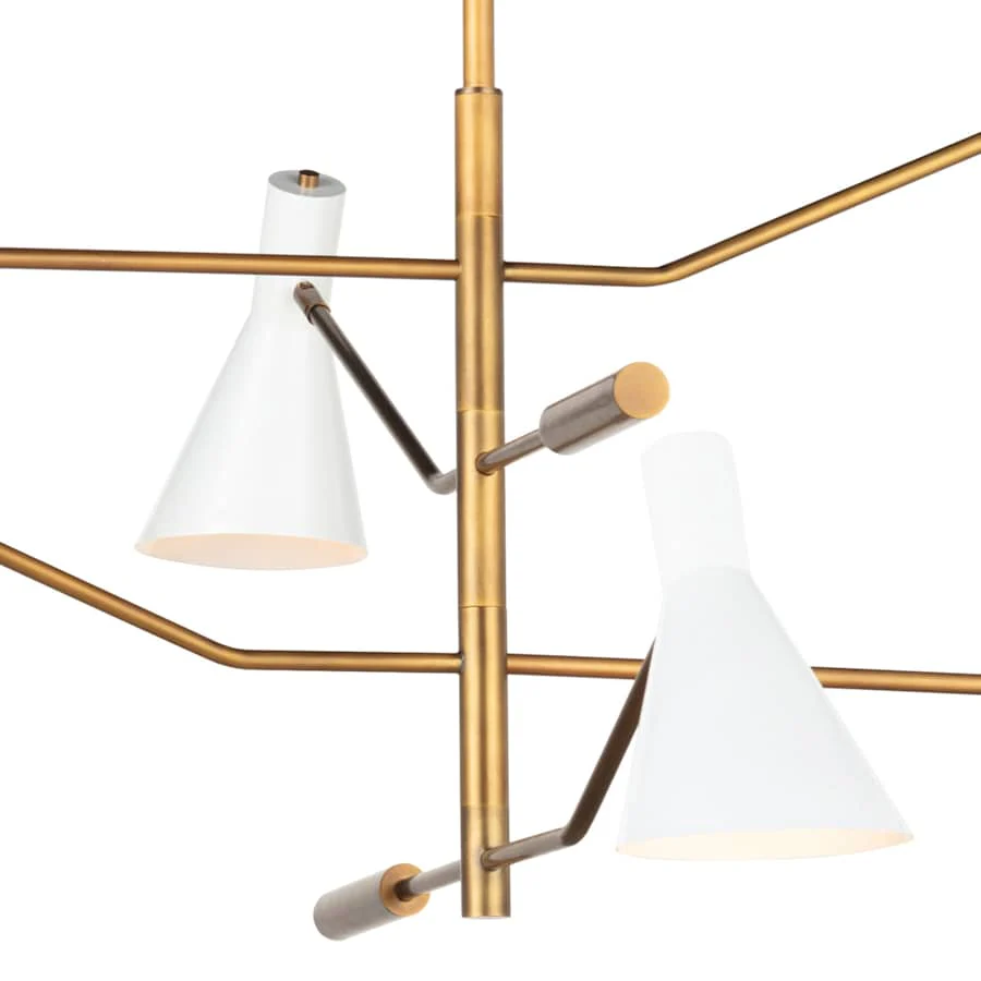 Regina Andrew Spyder 4 Light 60" Wide Linear Chandelier - Image 3