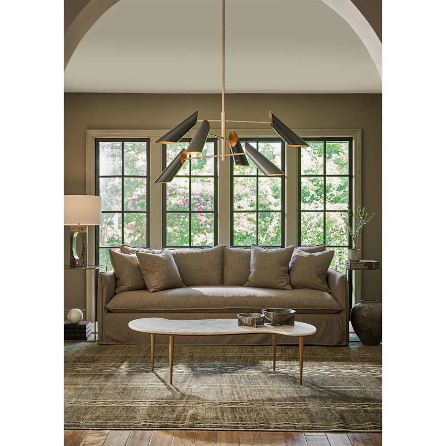 Regina Andrew Vest 6 Light 58" Wide Linear Chandelier - Image 3