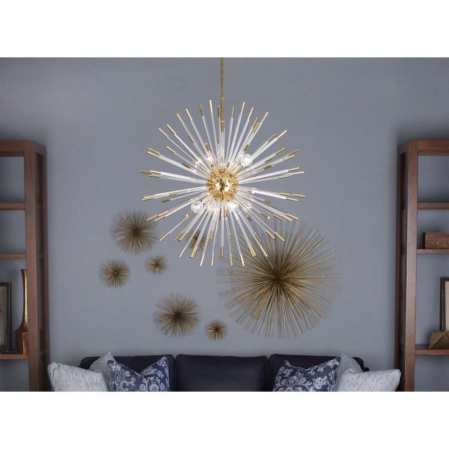 Robert Abbey Andromeda 8 Light 28" Wide Sputnik Chandelier - Image 2