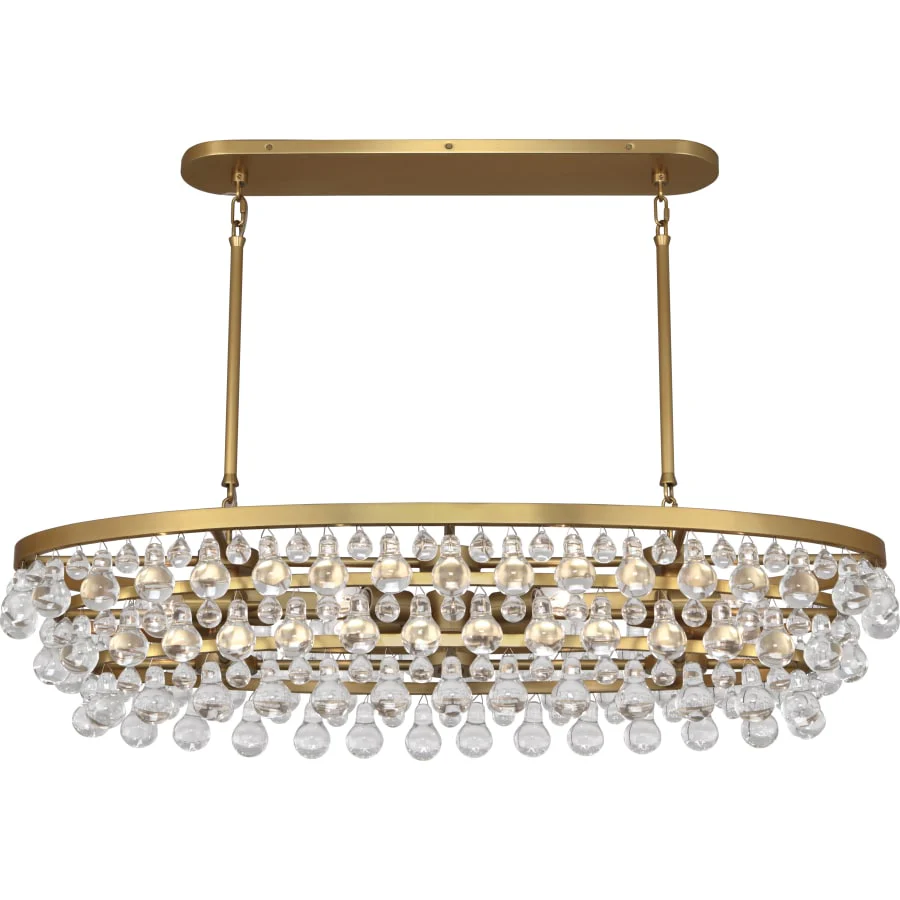 Robert Abbey Bling 8 Light 43" Wide Linear Chandelier - Image 3