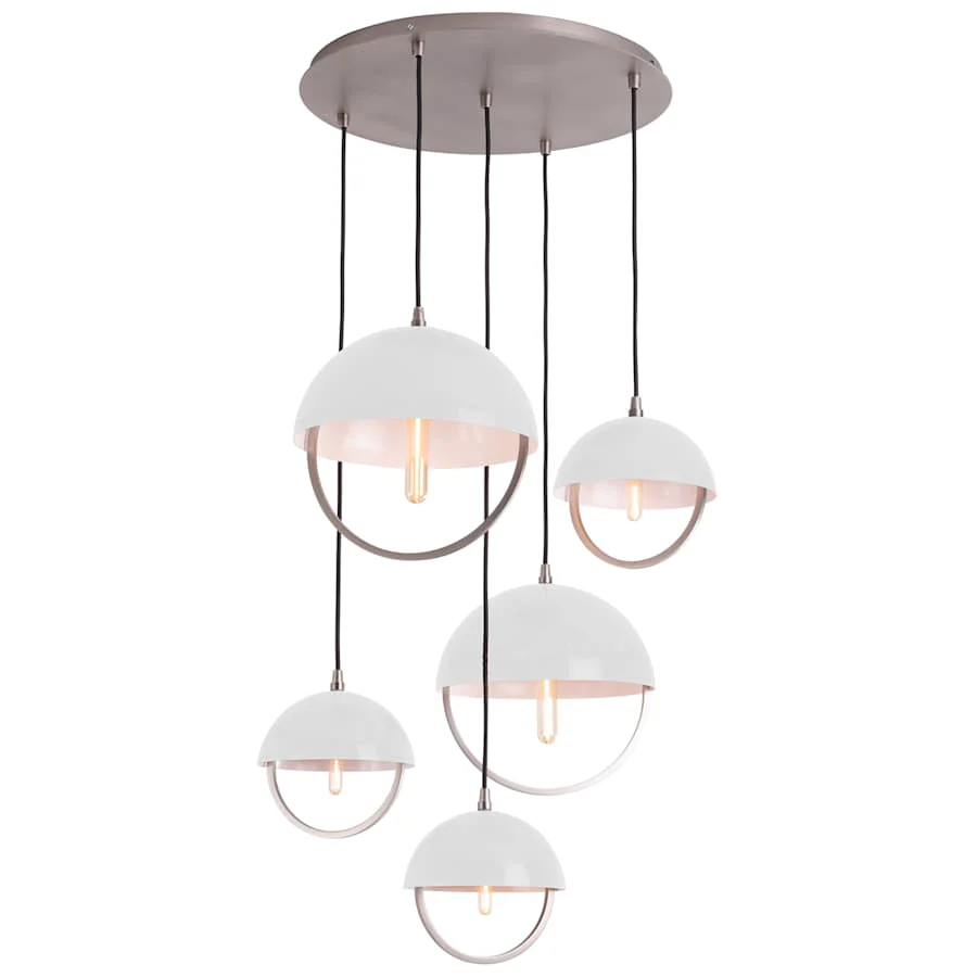 Robert Abbey Mavisten Edition Copernica 5 Light 30" Wide LED Multi Light Pendant - Image 3