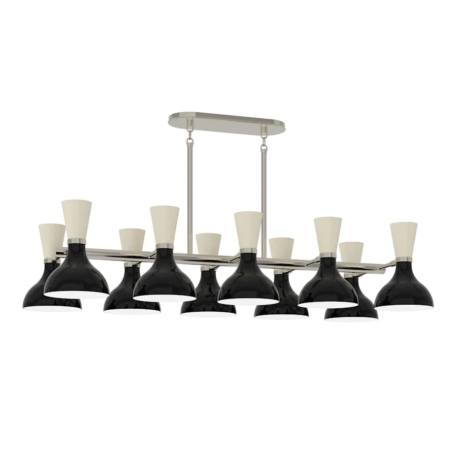 Robert Abbey Clare 10 Light 46" Wide Chandelier - Image 1