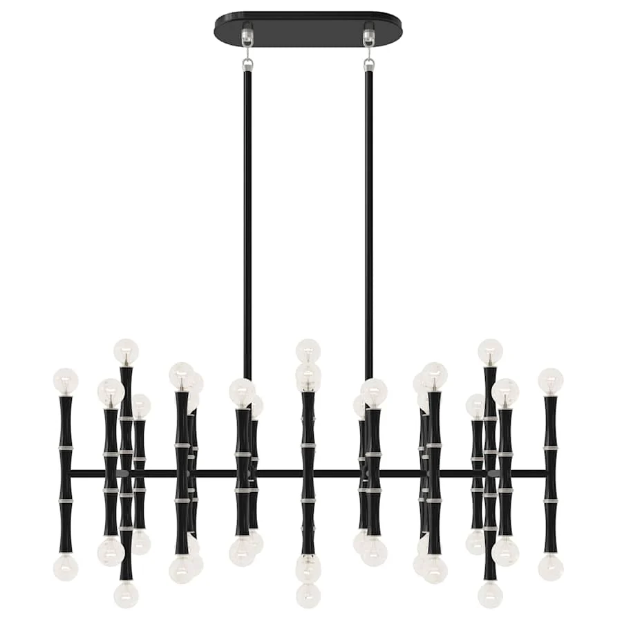 Robert Abbey Kane 42 Light 38" Wide Linear Chandelier - Image 1