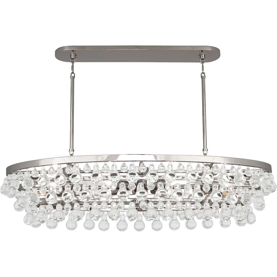 Robert Abbey Bling 8 Light 43" Wide Linear Chandelier - Image 1