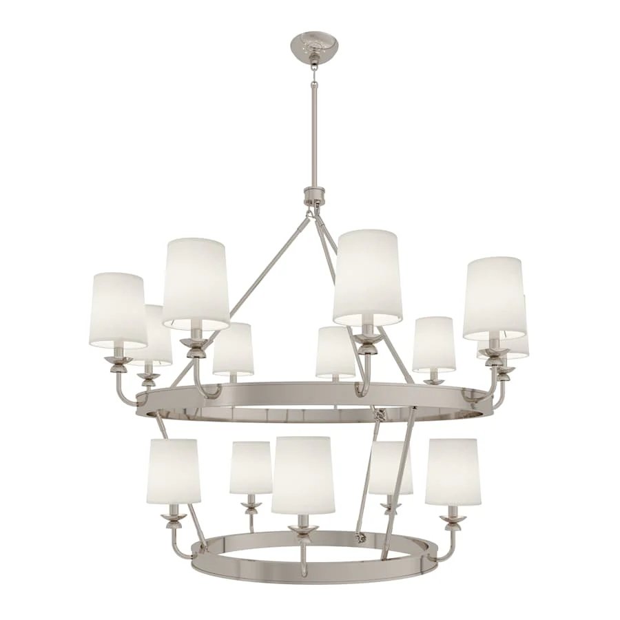 Robert Abbey William 14 Light 49" Wide Chandelier - Image 3