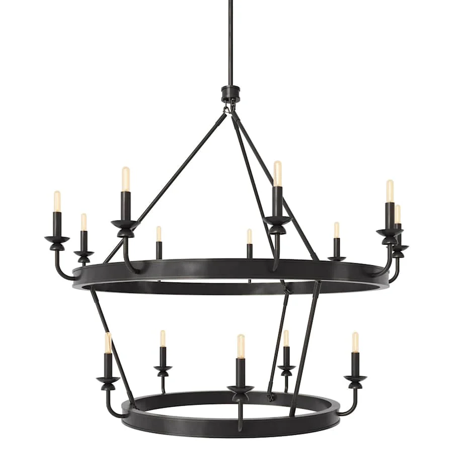 Robert Abbey William 14 Light 49" Wide Chandelier - Image 1