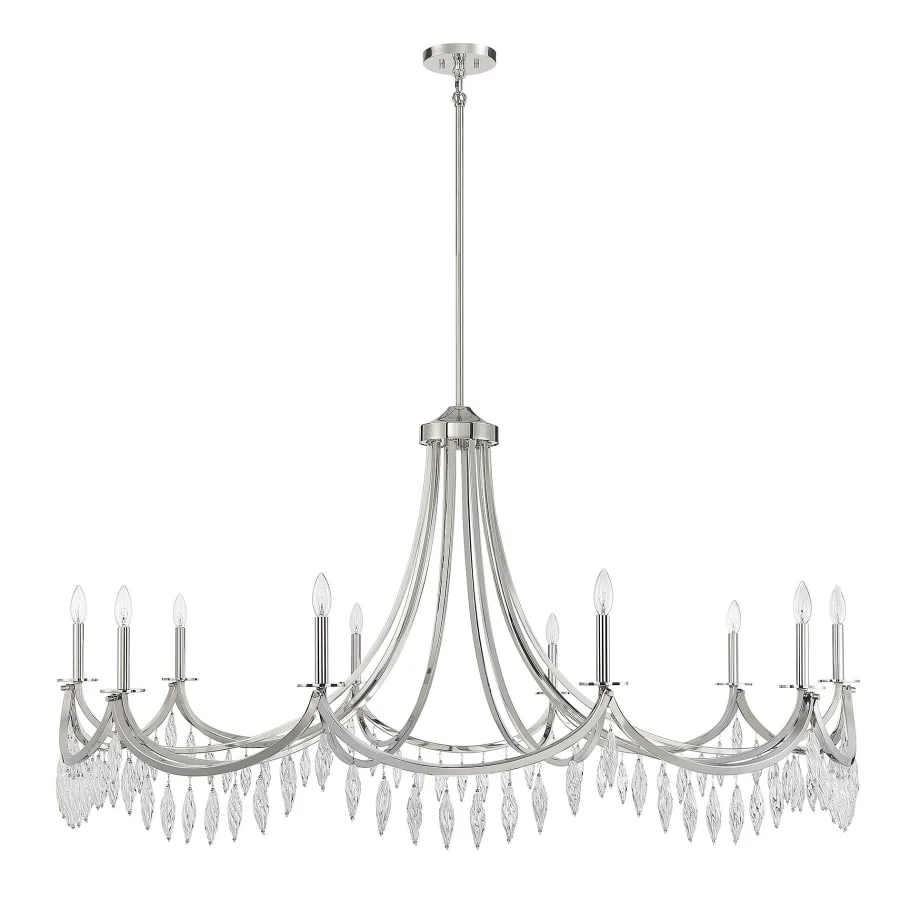 Savoy House Kameron 10 Light 60" Wide Crystal Chandelier - Image 2