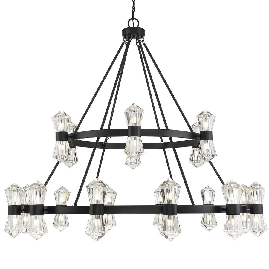 Savoy House Dryden 36 Light 60" Wide LED Crystal Ring Chandelier - Image 1