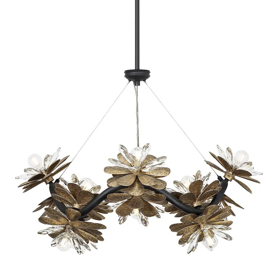 Savoy House Giselle 16 Light 33" Wide Crystal Ring Chandelier - Image 1