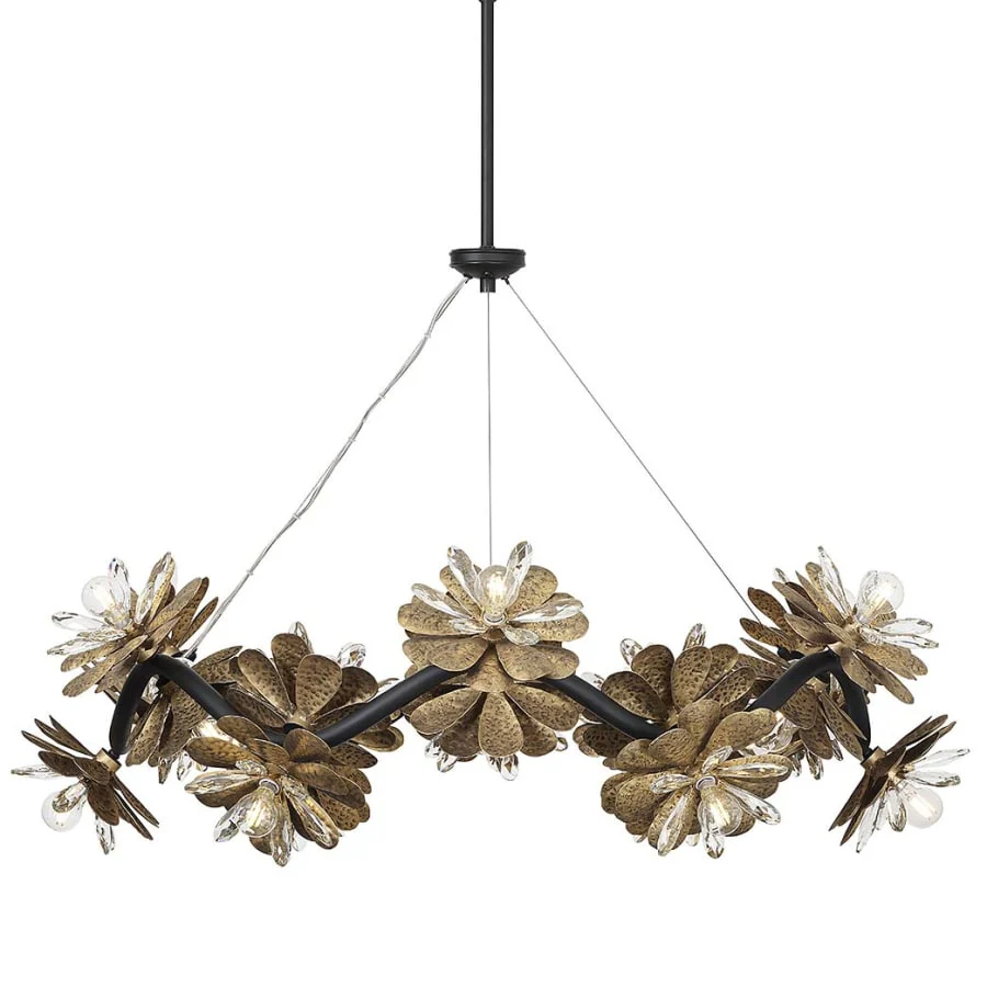 Savoy House Giselle 24 Light 46" Wide Crystal Ring Chandelier - Image 1