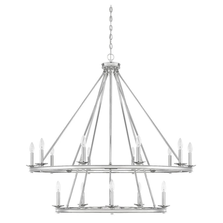 Savoy House Middleton 15 Light 45" Wide Taper Candle Chandelier - Image 2