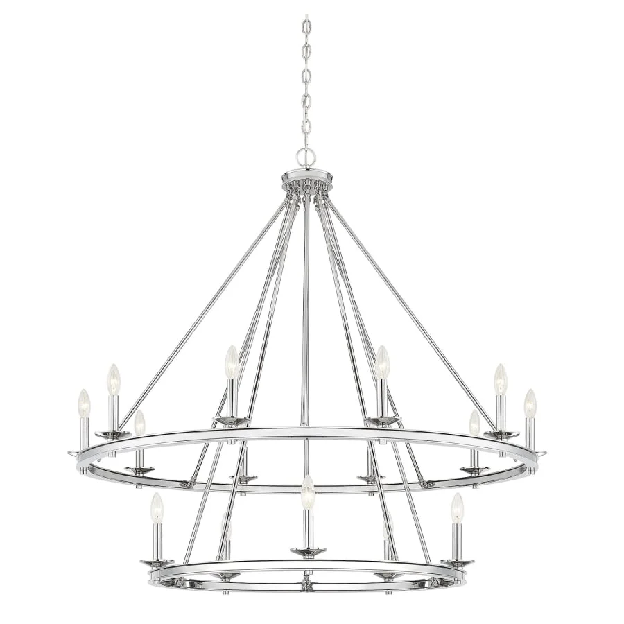 Savoy House Middleton 15 Light 45" Wide Taper Candle Chandelier - Image 3