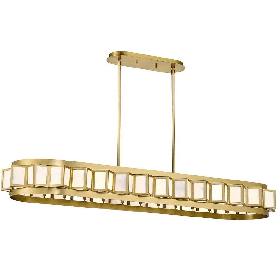 Savoy House Gideon 8 Light 48" Wide Linear Chandelier - Image 1