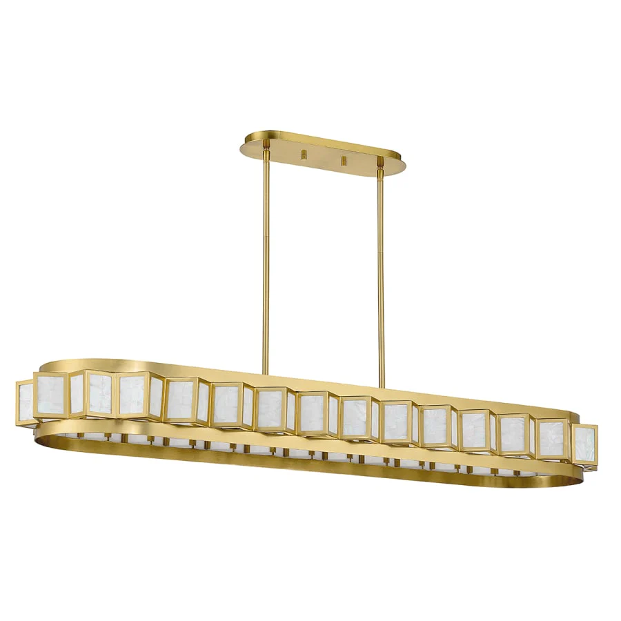Savoy House Gideon 8 Light 48" Wide Linear Chandelier - Image 2