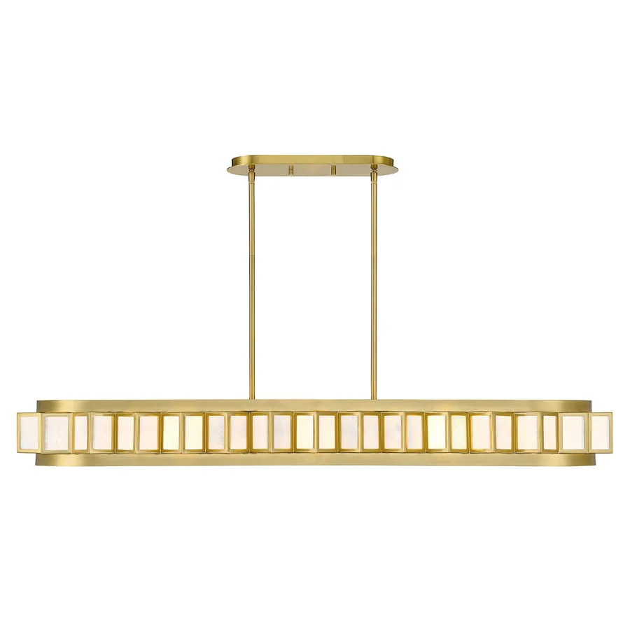 Savoy House Gideon 8 Light 48" Wide Linear Chandelier - Image 3
