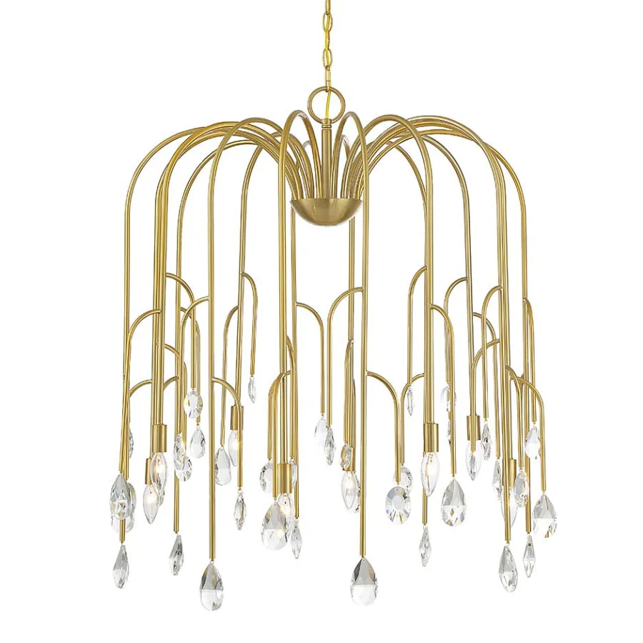 Savoy House Anholt 8 Light 32" Wide Crystal Abstract Chandelier - Image 1