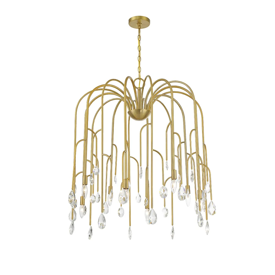 Savoy House Anholt 8 Light 32" Wide Crystal Abstract Chandelier - Image 3