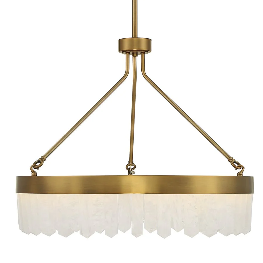 Savoy House Landon 27" Wide LED Crystal Ring Chandelier - Image 1