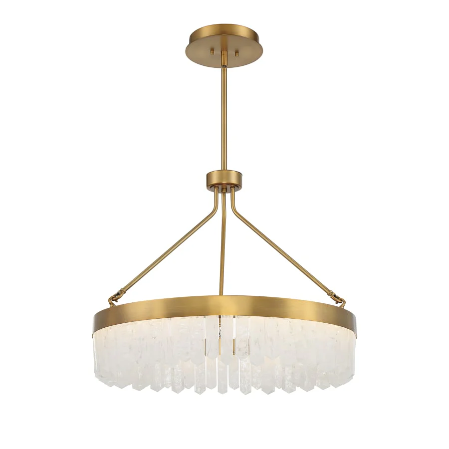 Savoy House Landon 27" Wide LED Crystal Ring Chandelier - Image 3